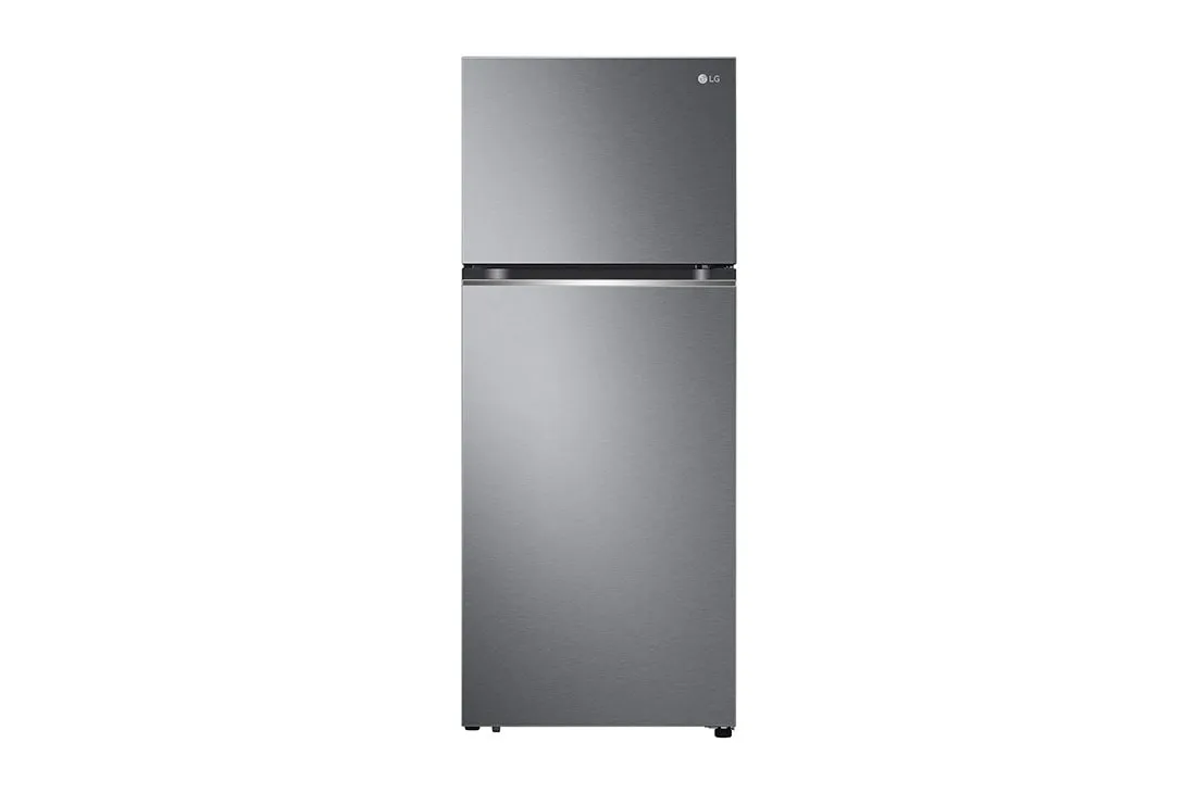Geladeira Lg Frost Free Inverter 395l Duplex Cor Platinum Inox (Gn-B392pqd) - 127v